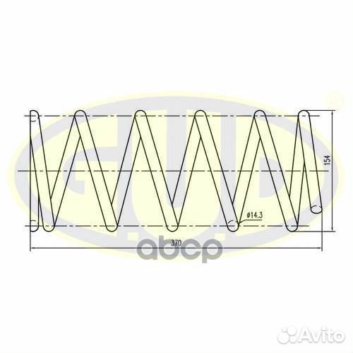 Пружина задн GCS088930 G.U.D