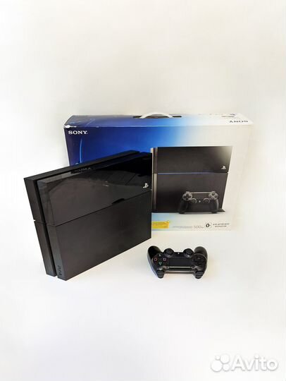 Sony Playstation 4 Fat прошитая + игры