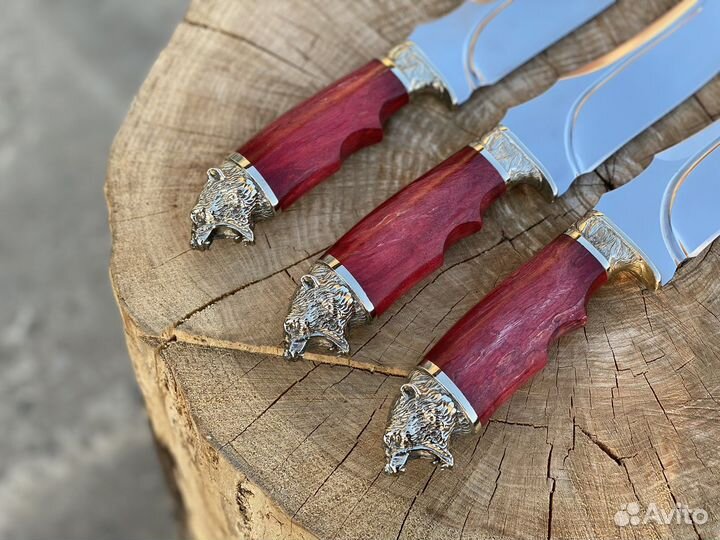 Нож медведь охотничий на подарок