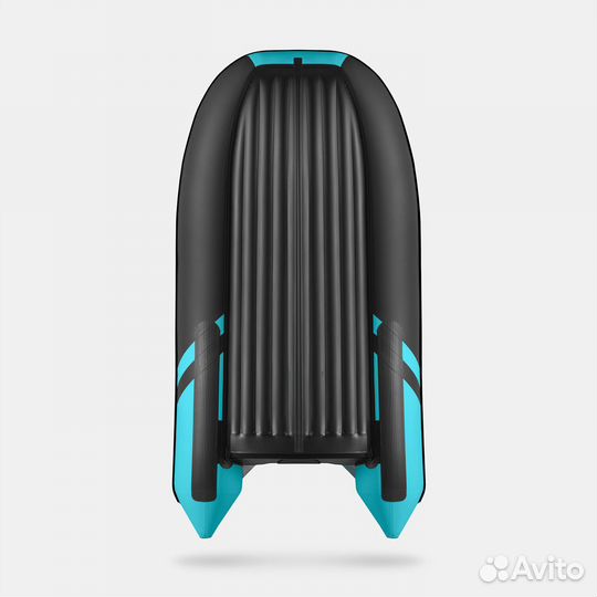 Лодка пвх Нднд Gladiator E350S Черно-бирюзовый