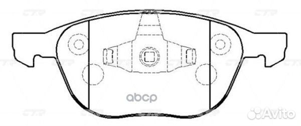 GK0159 колодки дисковые передние Ford Focus C