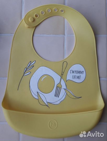 Нагрудник/слюнявчик Happy baby