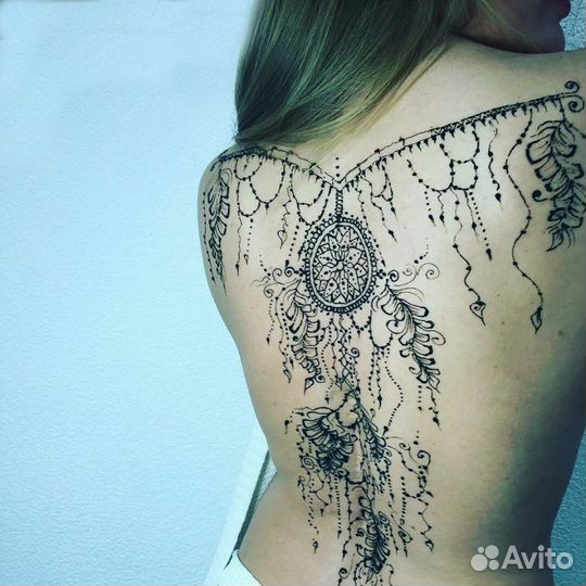 Роспись хной