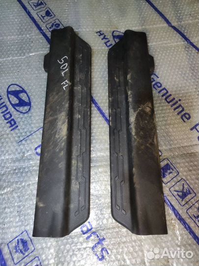 Накладка на порог 858722к000 Kia Soul 2010 AM D4FB