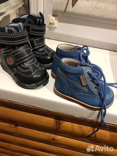 Ботинки, 18и 20 размер. Совсем новые
