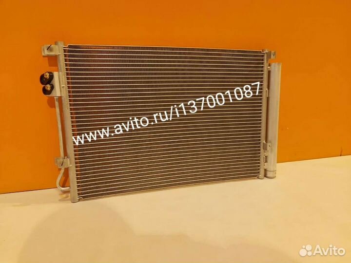 Радиатор кондиционера hyundai solaris