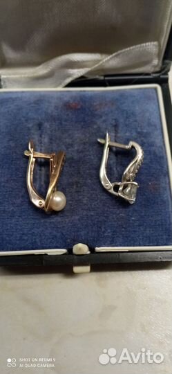 Серебряные серьги