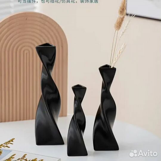 Набор Ваз, Подарочный набор, Вазы керамические