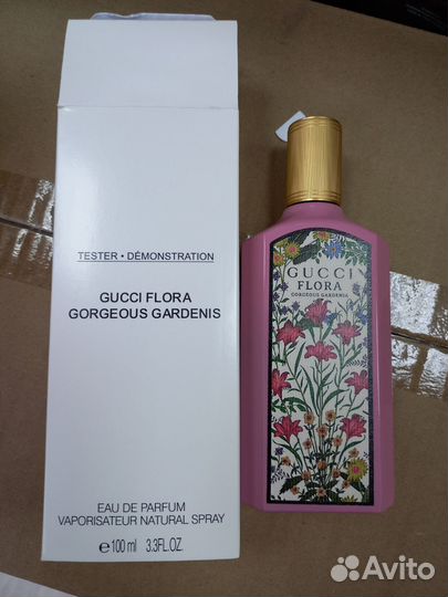 Gucci flora gorgeous gardenia парфюм 100ml Тестер