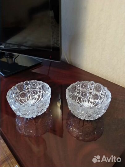 Салатницы хрусталь 3шт в наличии