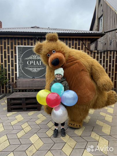 Гигантский медведь Михаил Потапыч Ростовая кукла