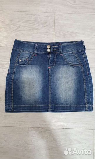 Юбка джинсовая