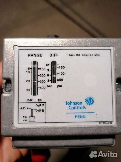 Реле давления Johnson Controls p77aaw-9360