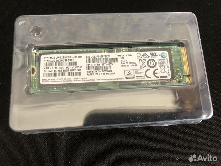 Ssd m2 128gb + windows 10 home