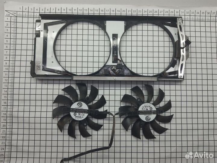 Кожух с кулерами evga GTX 1070