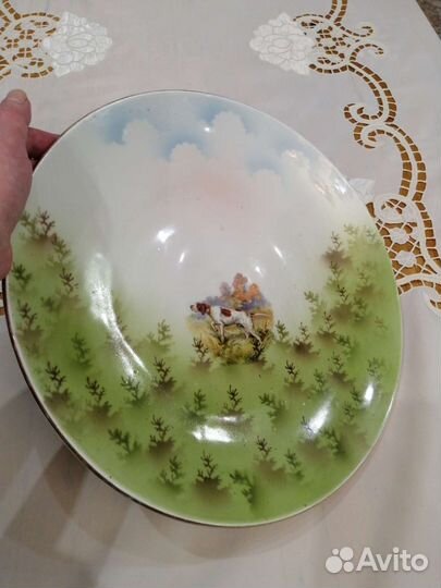 Фарфор Вербилки блюдо