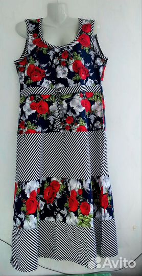 Вещи Пакетом женские платья хб размер 48-50