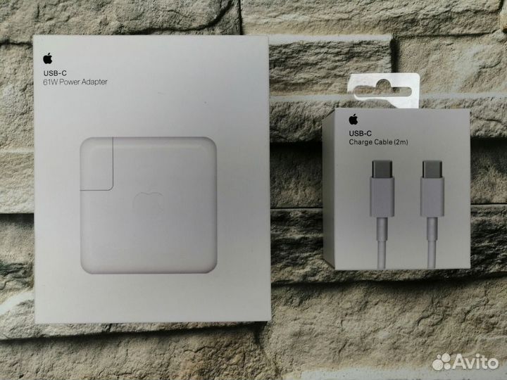 Power Adapter 61w + USB-C кабель 2m