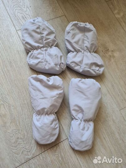 Пинетки и рукавички варежки краги Reima