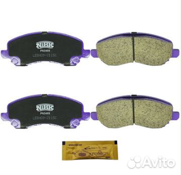 Колодки тормозные передние на Лансер 10