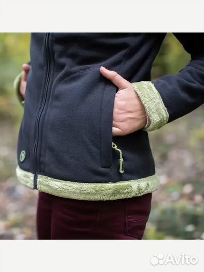 Tramp женская куртка Бия (серый/зеленый) / XS