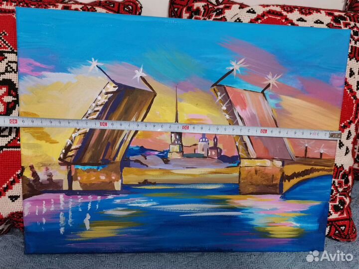 Картина на холсте. Санкт-Петербург. подарок