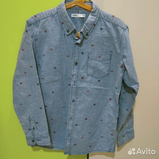 Рубашки на мальчика 8-10 лет