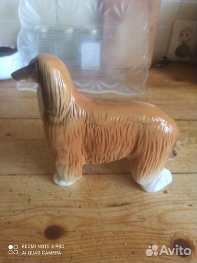 Афганская борзая.фарфоровая фигурка