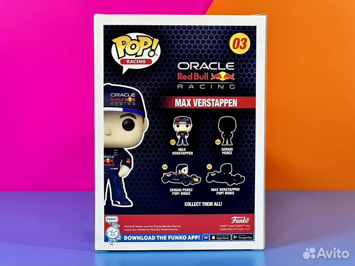 Funko Pop Racing 03 Max Verstappen F1 Red Bull