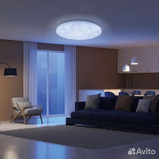 Светильник потолочный AL7800 90W RGB с пультом