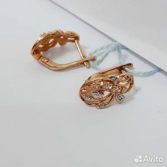 Золотые серьги