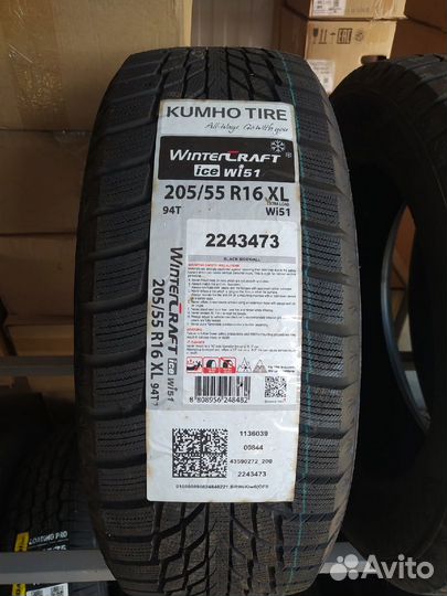 Kumho WinterCraft Ice Wi51 205/55 R16