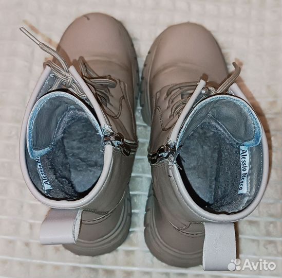 Ботинки зимние кожа/шерсть р.38