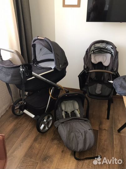 Коляска 3 в 1 espiro next manhattan с автокреслом
