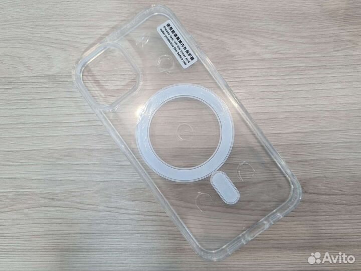 Чехол MagSafe iPhone 14 (прозрачный)