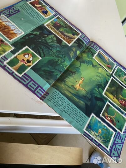 Король Лев panini на немецком, наклейки Lion King