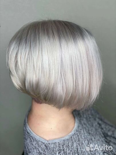 Окрашивание волос, стрижки