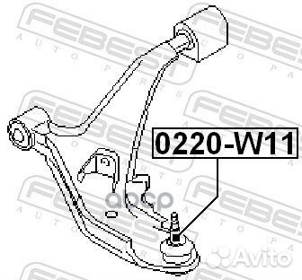 Опора шаровая переднего нижнего рычага (nissan