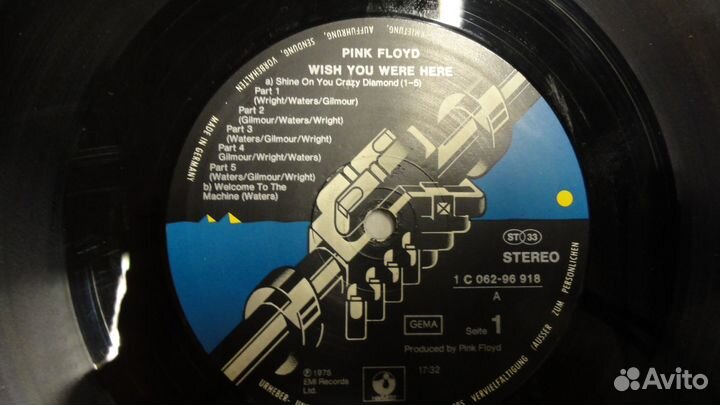 Винил Pink Floyd – Wish You Were Here /1975