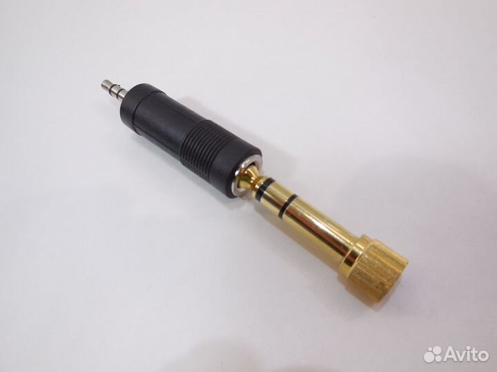Адаптер переходник jack с 6.3 mm на 3.5 mm. Стерео