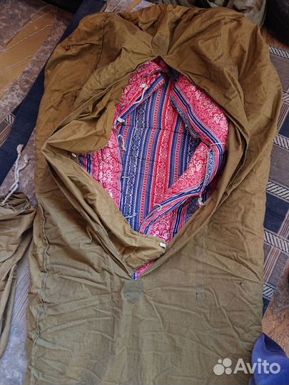 Армейский спальный мешок СССР