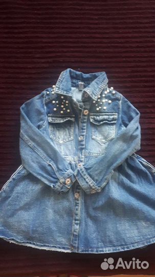 Джинсовое платье