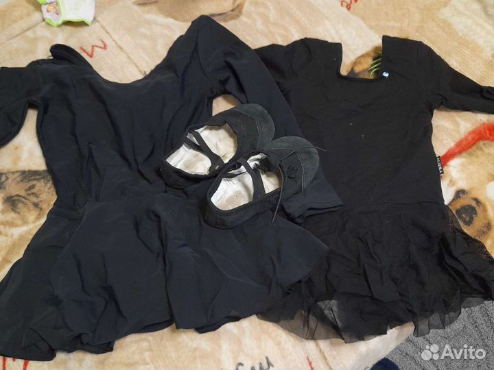 Купальник для танцев черный