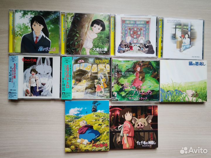 Studio Ghibli Миядзаки саундтреки лимитиров japan