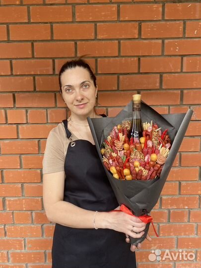 Мужские съедобные/колбасные букеты 23 февраля