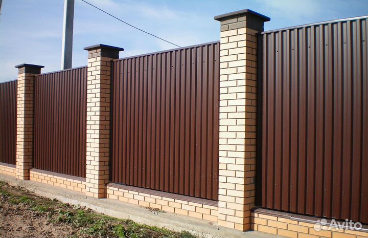 Профнастил для забора и кровли