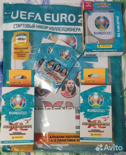 Набор panini Euro 2020 альбом+карточки