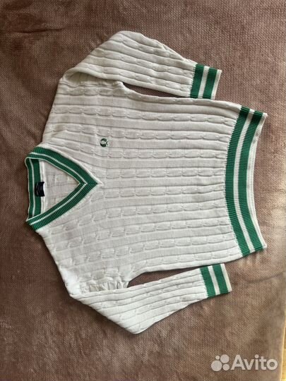 Джемпер с v образным вырезом Fred perry винтаж