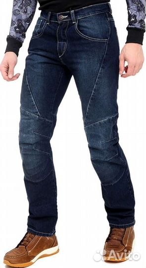 Мотоджинсы мужские