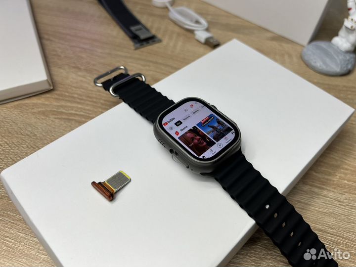 Часы apple watch 9 ultra sim(HK9 ultra one)